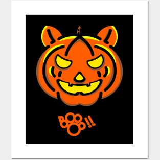 Pumpkin Halloween Posters and Art